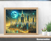 New York Moonlight Memory – Digital Print | Instant Download